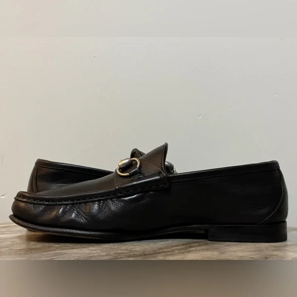 GUCCI 1953 Horsebit Leather Loafer Black 7 / 7.5 US $1100 Jordaan Brixton